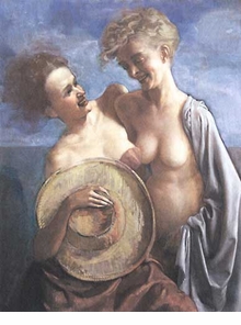 John Currin: The Dogwood Thieves