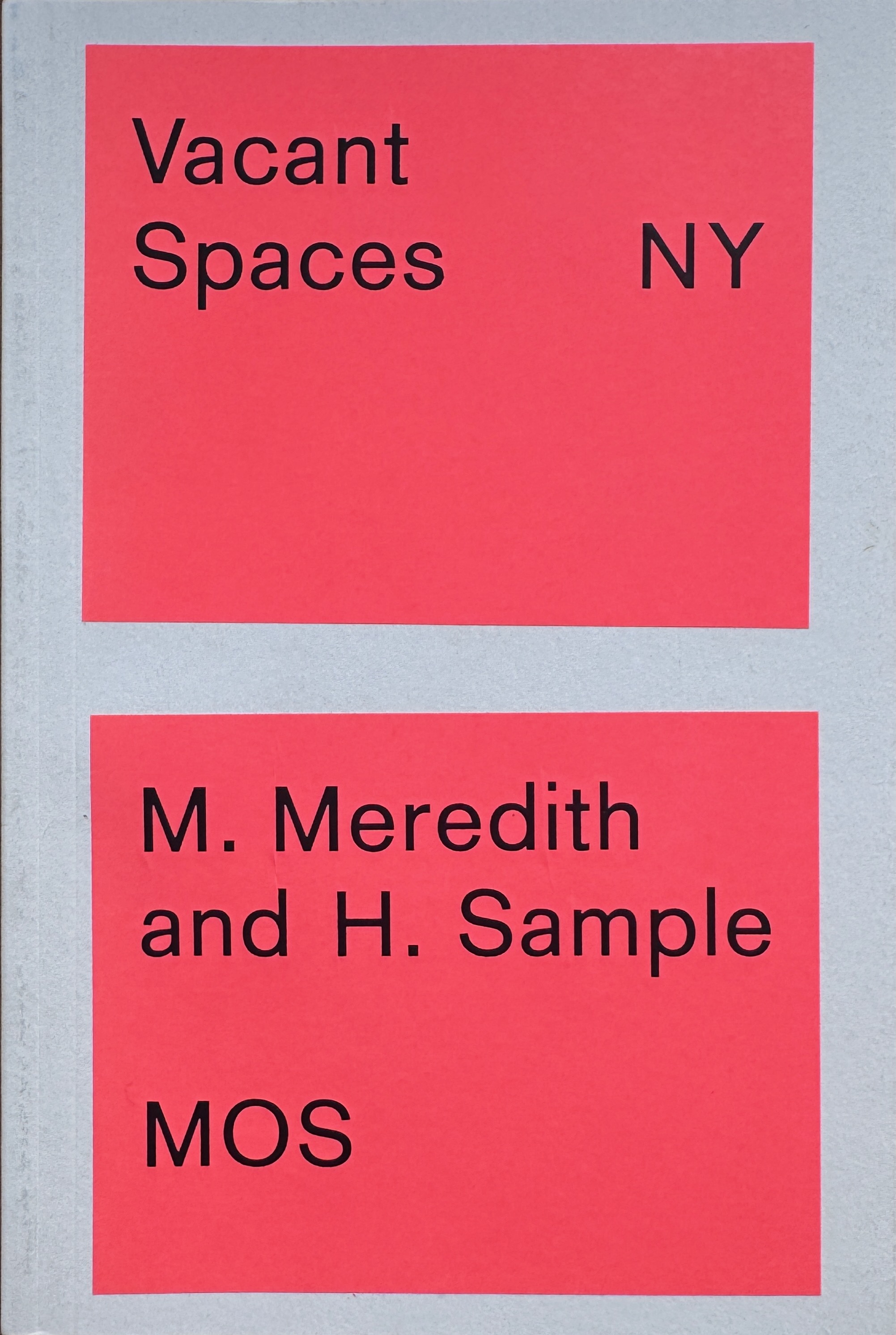 Cover of Vacant Spaces NY