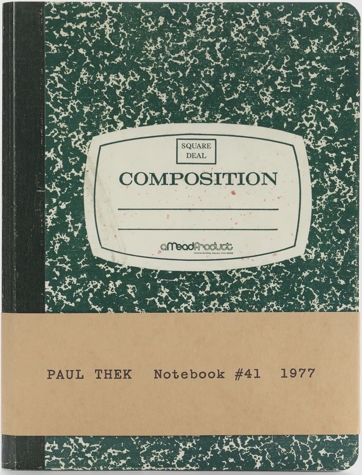 Cover of Notebook #41, 1977