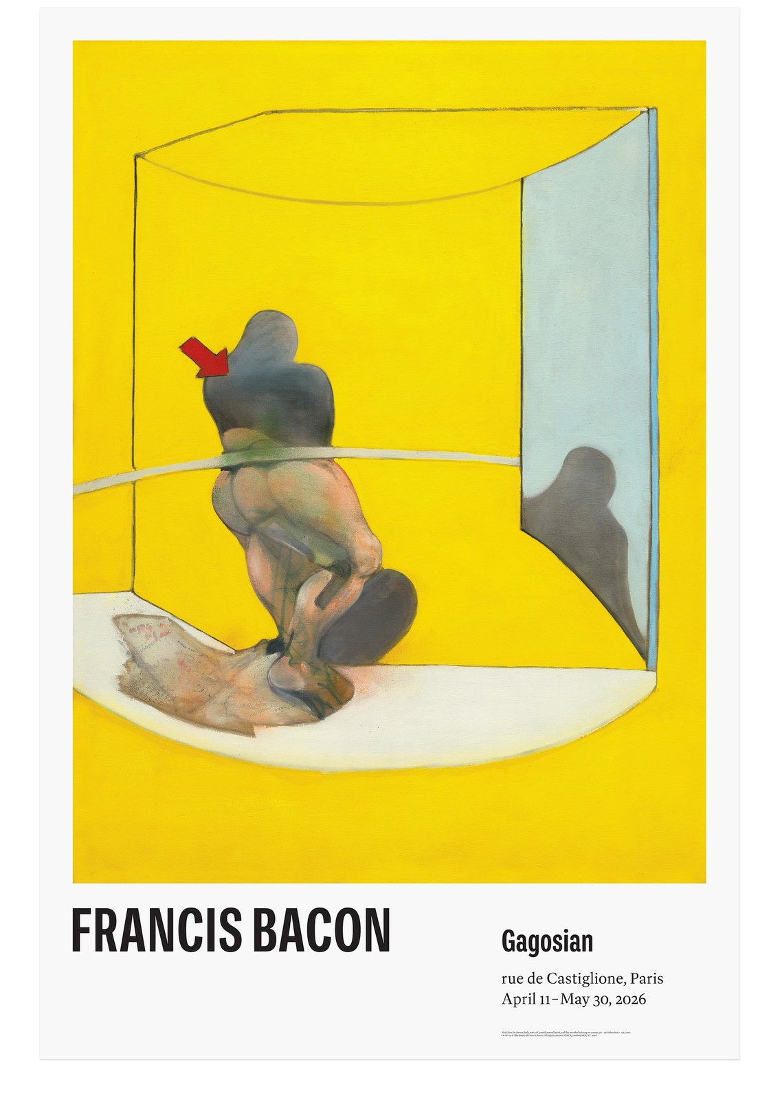 Francis Bacon: Study from the Human Body Poster