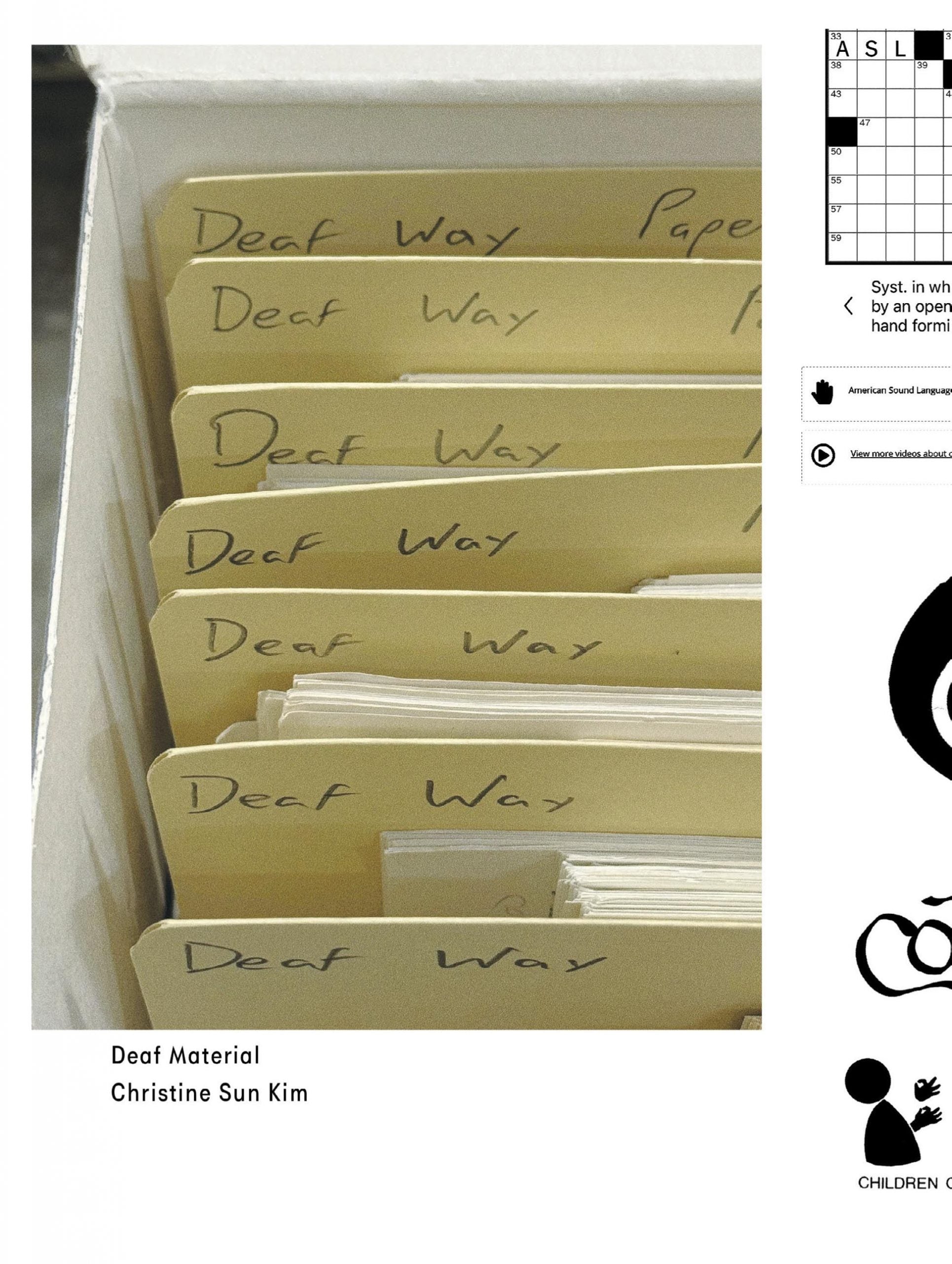 Cover of Deaf Material