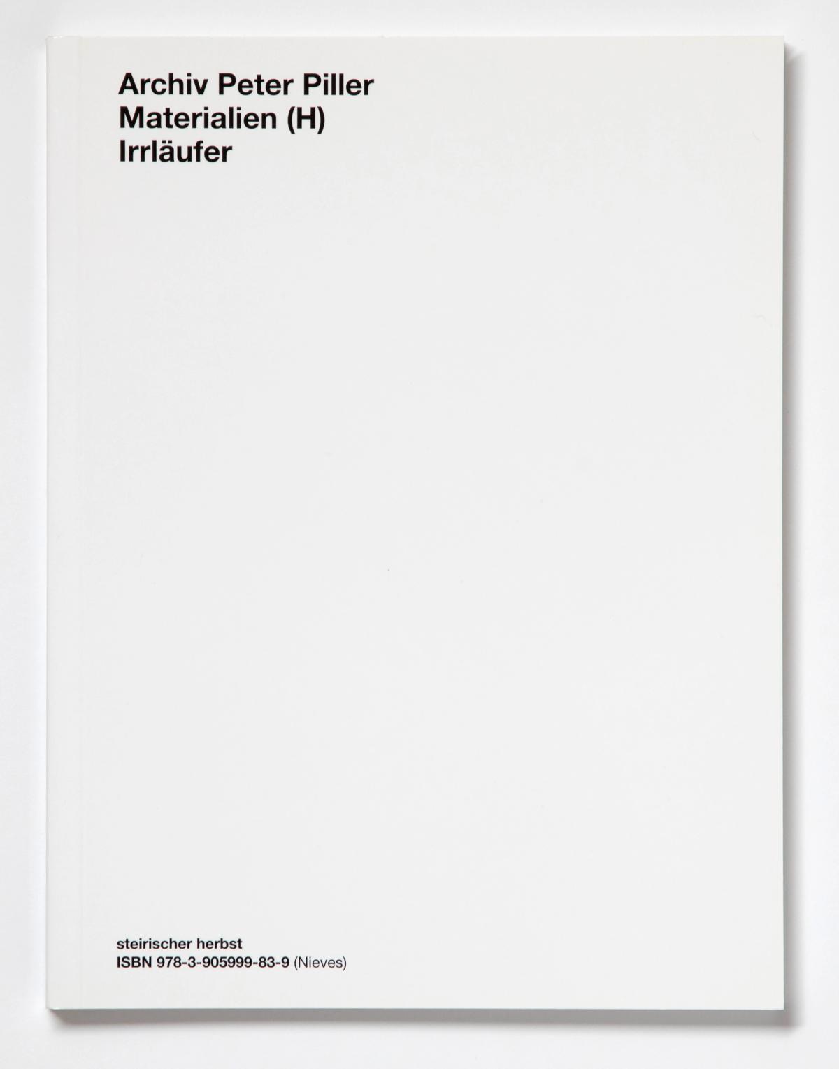 Archiv Peter Piller: Materialien (H) – Irrläufer