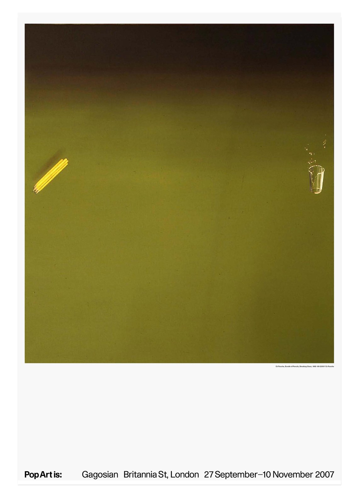 Pop Art Is. . . (Ed Ruscha) Poster