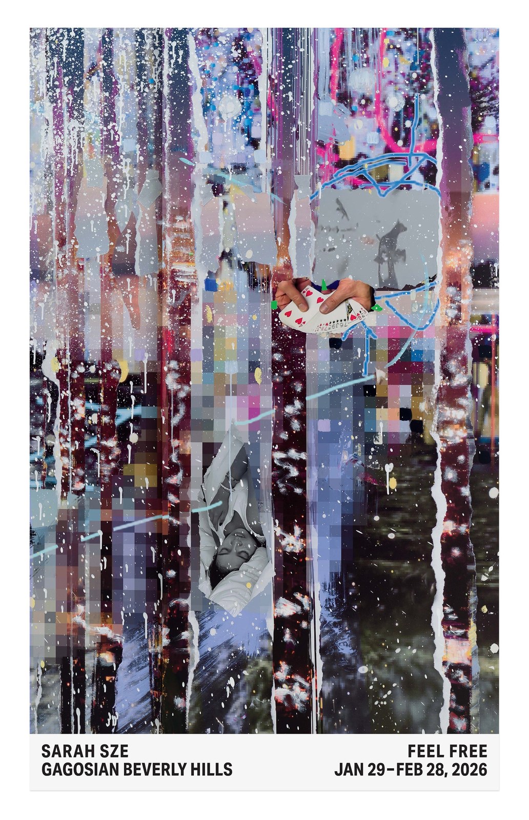 Sarah Sze: Feel Free Poster
