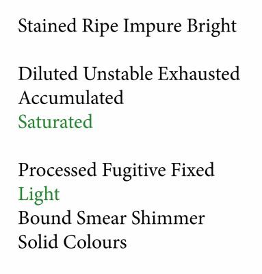Saturated Light: Silver Works