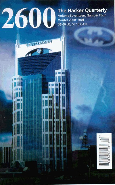 2600: The Hacker Quarterly, Winter 2000-2001