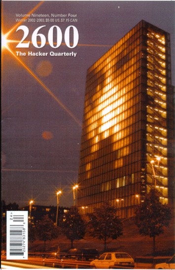 2600: The Hacker Quarterly, Winter 2002-2003