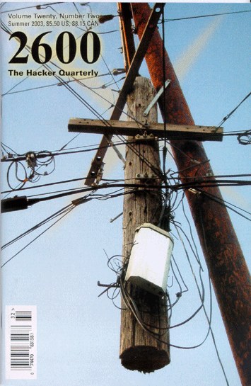 2600: The Hacker Quarterly, Summer 2003