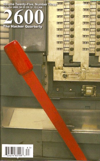 2600: The Hacker Quarterly, Autumn 2008