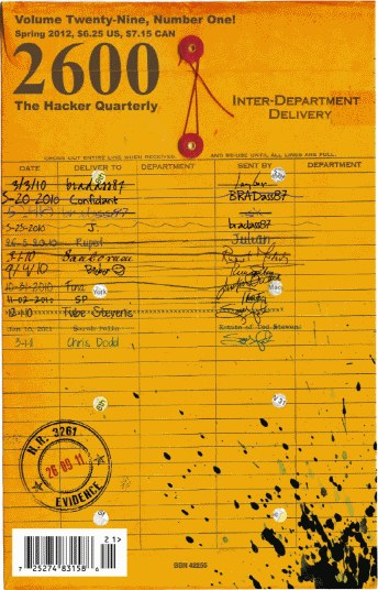 2600: The Hacker Quarterly, Spring 2012