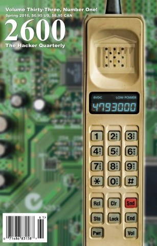 2600: The Hacker Quarterly, Spring 2016
