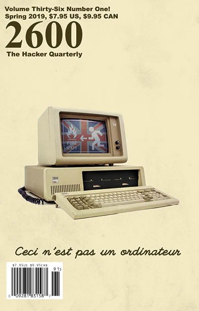 2600: The Hacker Quarterly, Spring 2019