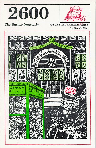 2600: The Hacker Quarterly, Autumn 1989