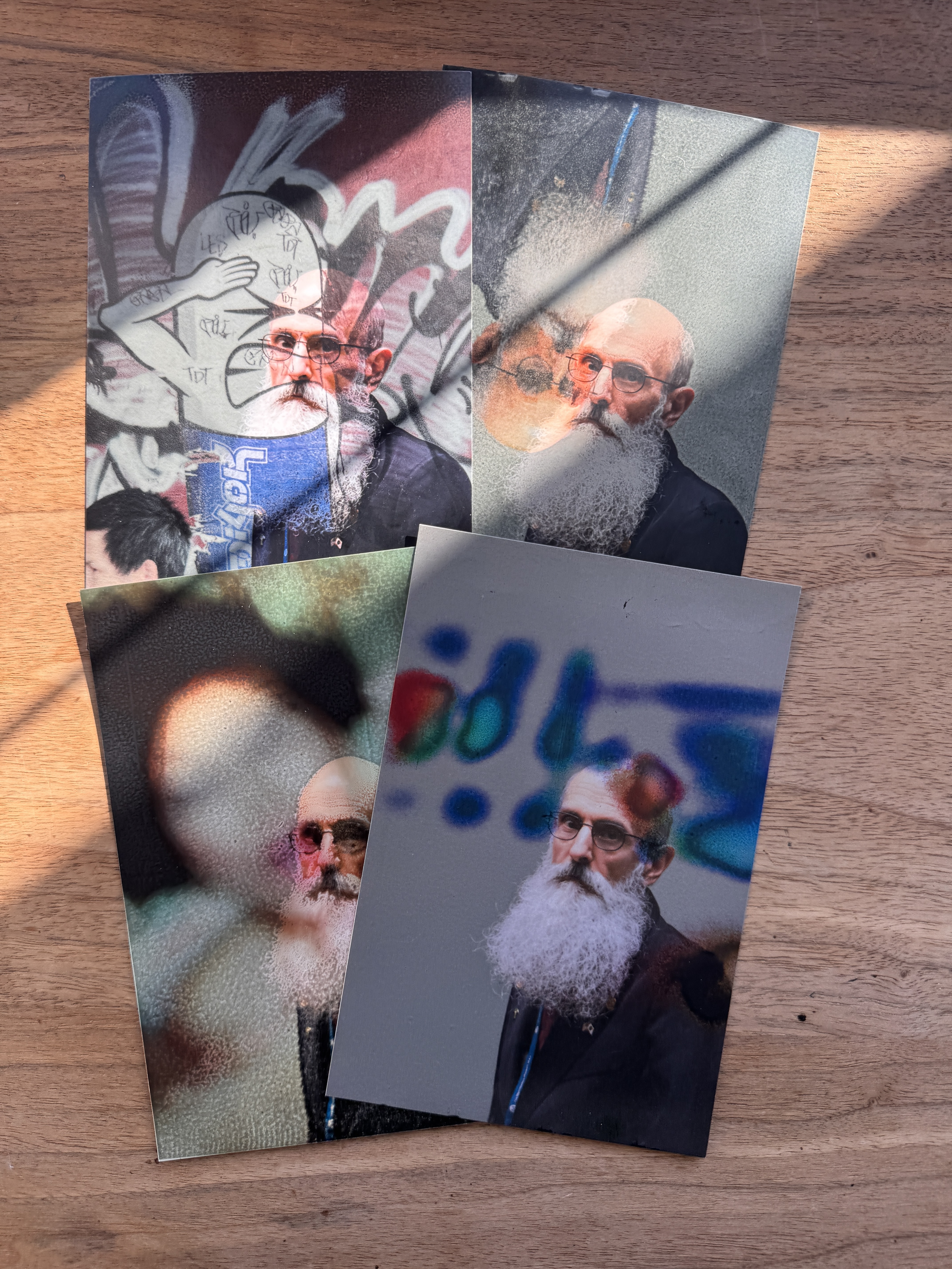 Fred Cray unique photograph - ethereal self-portrait