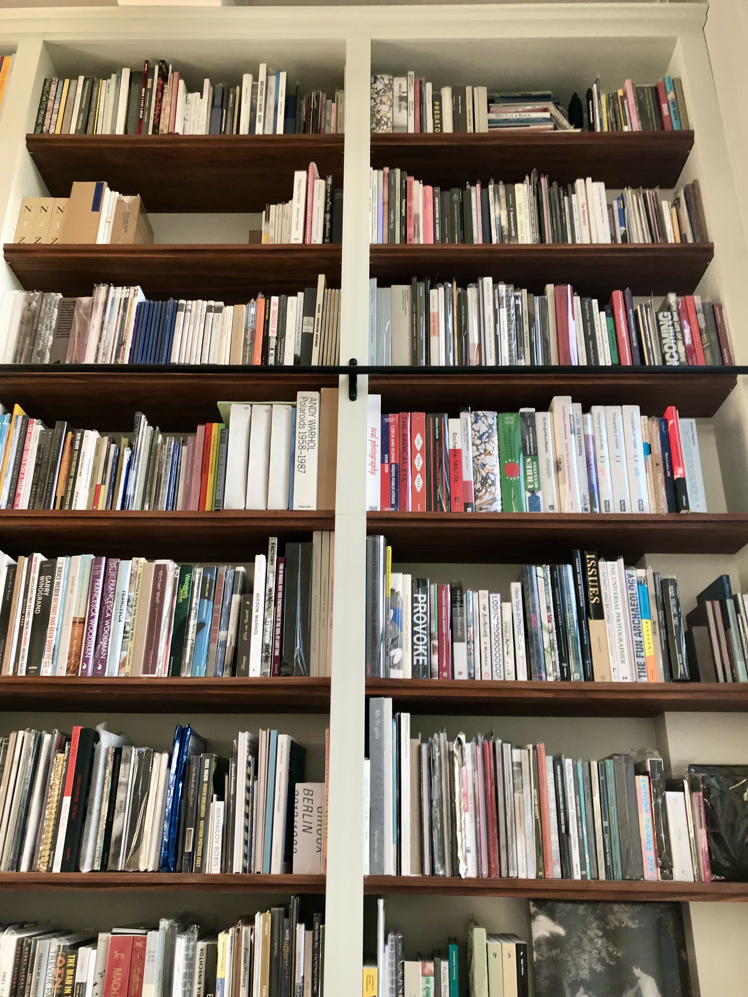 Bookshelves at Hudson Street Library