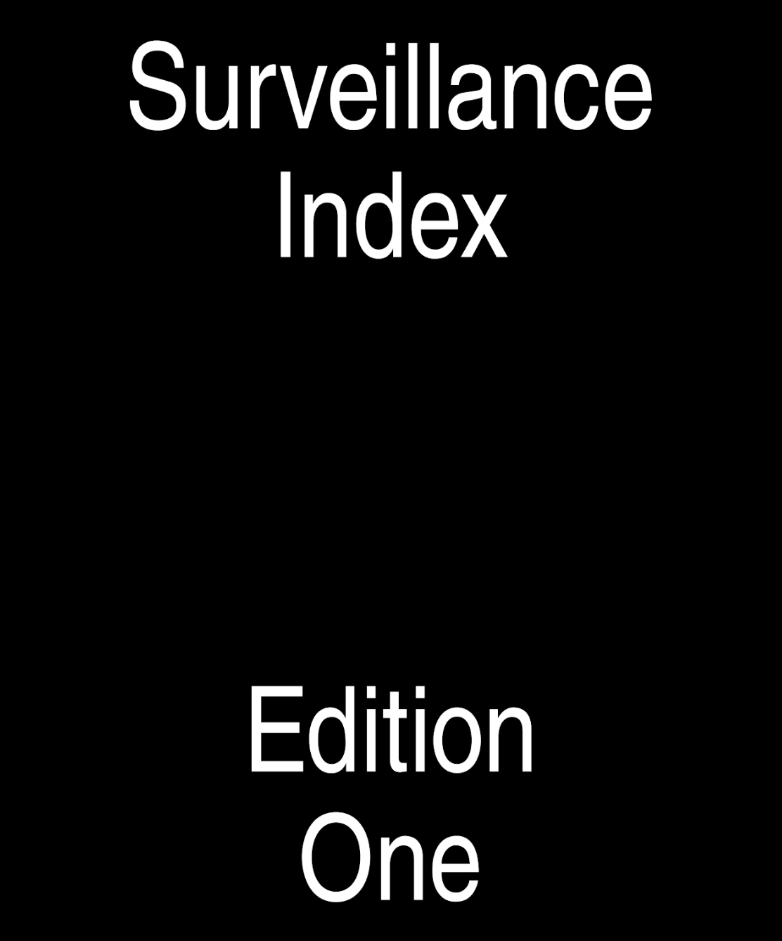 Surveillance Index Edition One cover